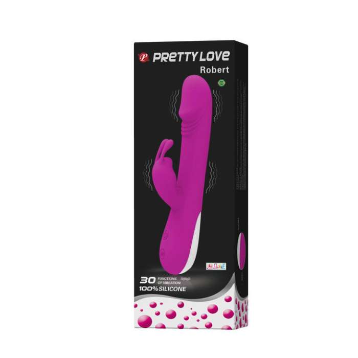 PRETTY LOVE FLIRTATION - VIBRADOR COM ESTIMULADOR CLITORIS ROBERT
