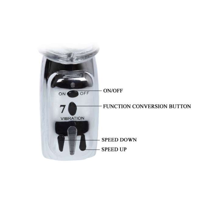 VIBRADOR COM ROTAÇÃO - AMOUR MISSILE