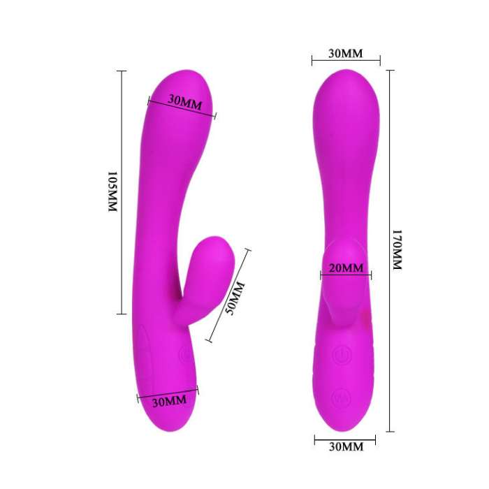 SMART PRETTY LOVE - VIBRADOR COM ESTIMULADOR CLITORIS VICTOR