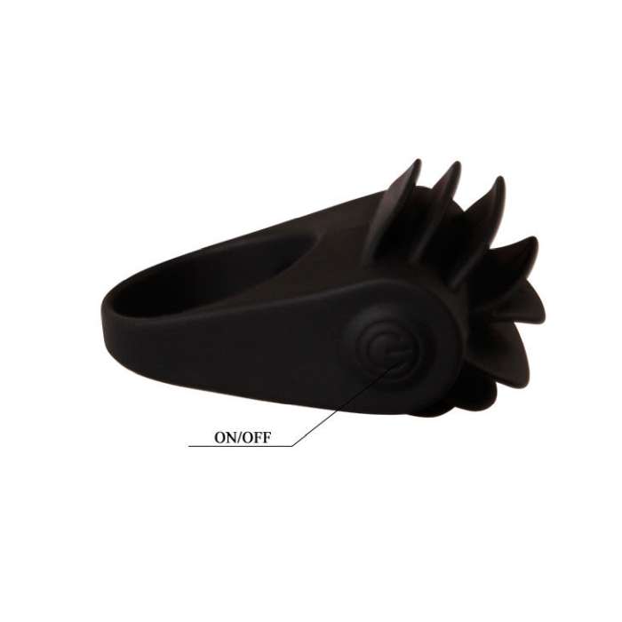 PRETTY LOVE CHESTER ANILLO VIBRADOR NEGRO