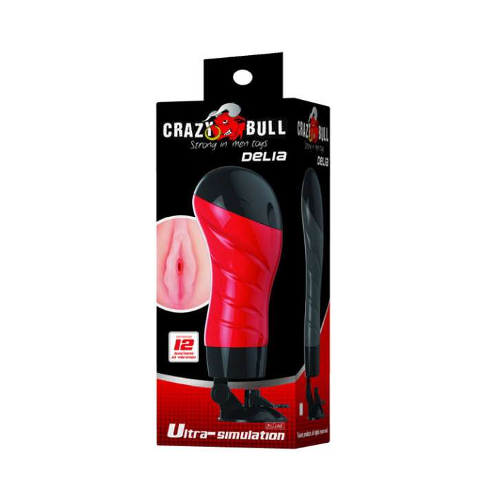 CRAZY BULL - SUCTION E VIBRAÇÃO - VAGINA MASTURBADOR