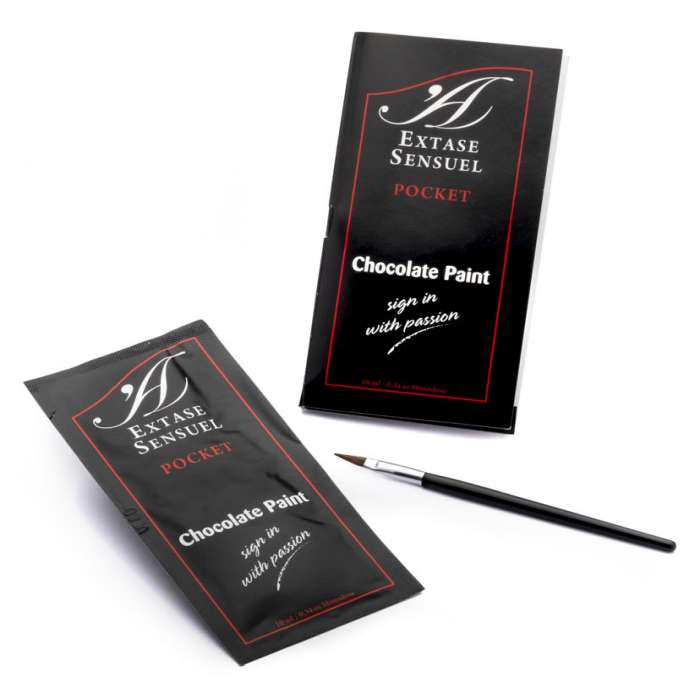 EFEITO DE ATRAÇÃO DA TINTA DE CHOCOLATE SENSUEL EXTASE