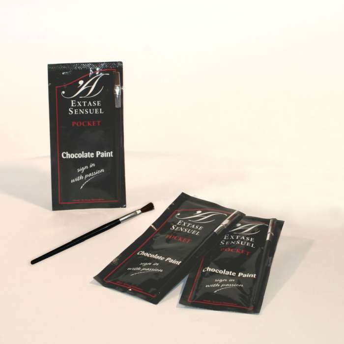 EFEITO DE ATRAÇÃO DA TINTA DE CHOCOLATE SENSUEL EXTASE