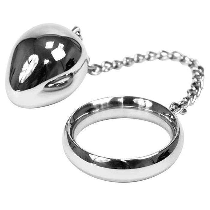 BOLA ANAL COM CORRENTE - METALHARD 50MM
