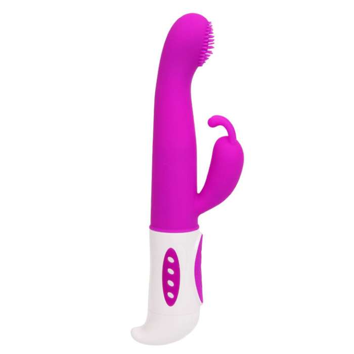 VIBRADOR G-SPOT COM ROTAÇÃO - PRETTY LOVE HUGH RABBIT