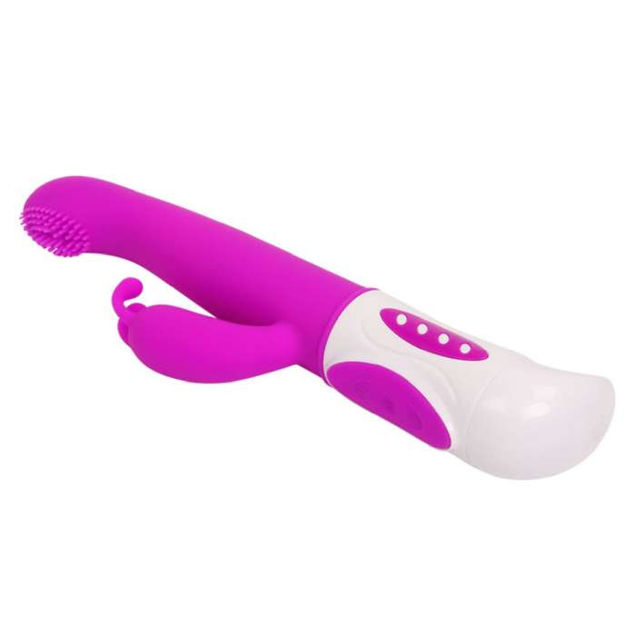VIBRADOR G-SPOT COM ROTAÇÃO - PRETTY LOVE HUGH RABBIT
