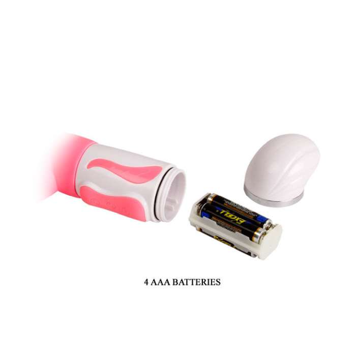 VIBRADOR COM ESTIMULADOR DE CLITÓRIS - PRETTYLOVE