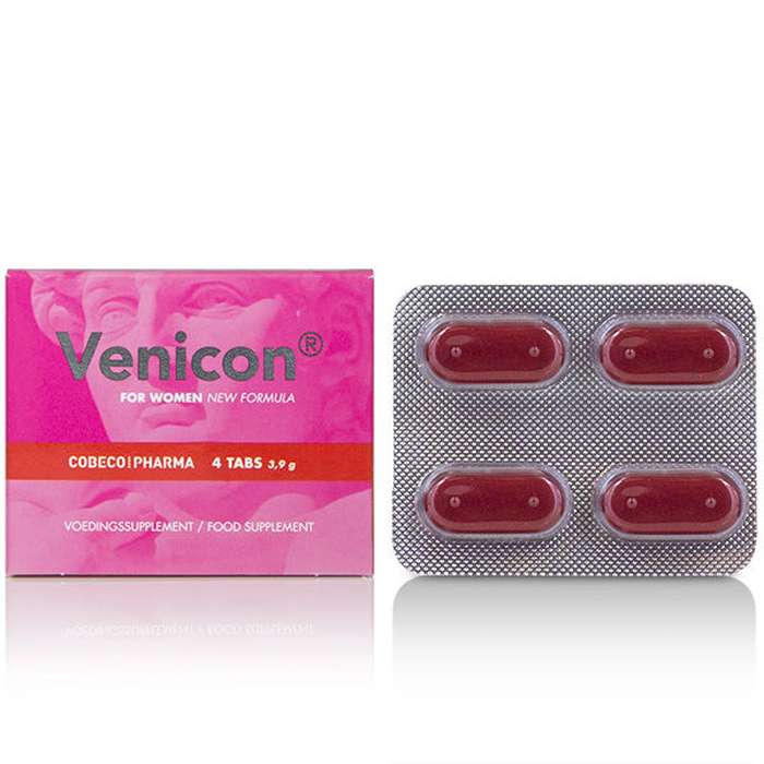 POTENCIADOR SEXUAL - COBECO VENICON PARA MULHERES 4 TABS