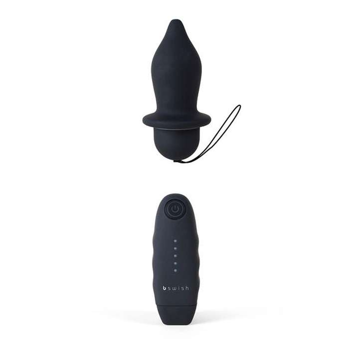PLUG ANAL COM VIBRAÇÃO E CONTROLO REMOTO - B SWISH