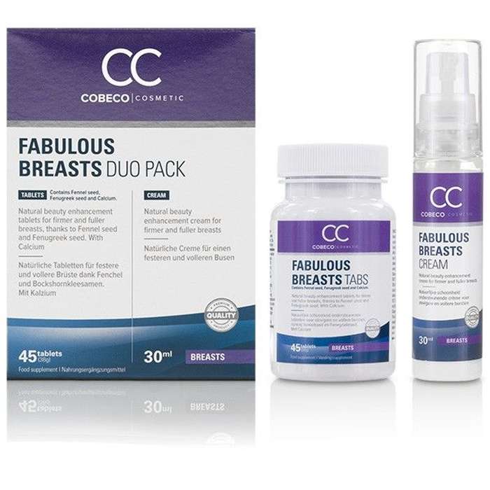 ESTIMULADOR CRESCIMENTO MAMÁRIO - COBECO  DUO PACK 45CAP + 30ML