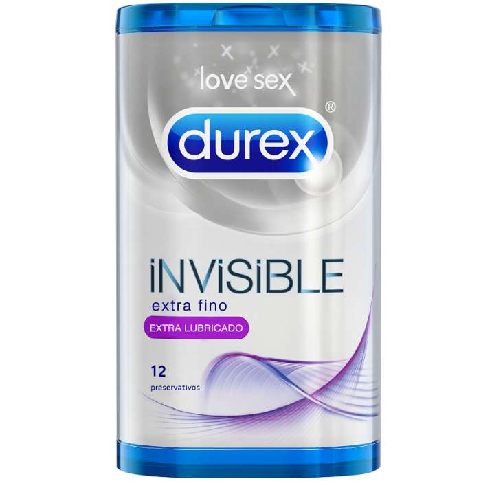 PRESERVATIVOS - UNIDADES DUREX 12 EXTRA LUBRIFICADAS INVISÍVEIS