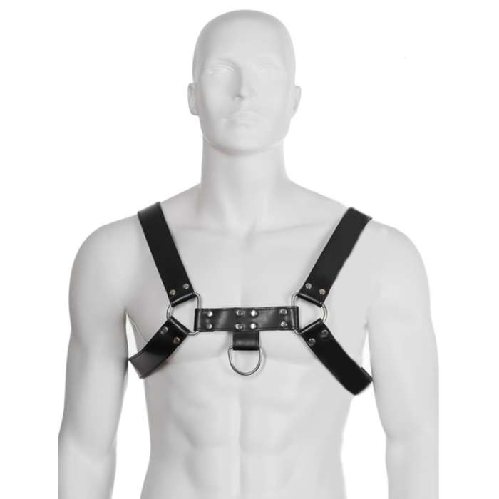 ARNÊS CORPORAL MASCULINO DE COURO