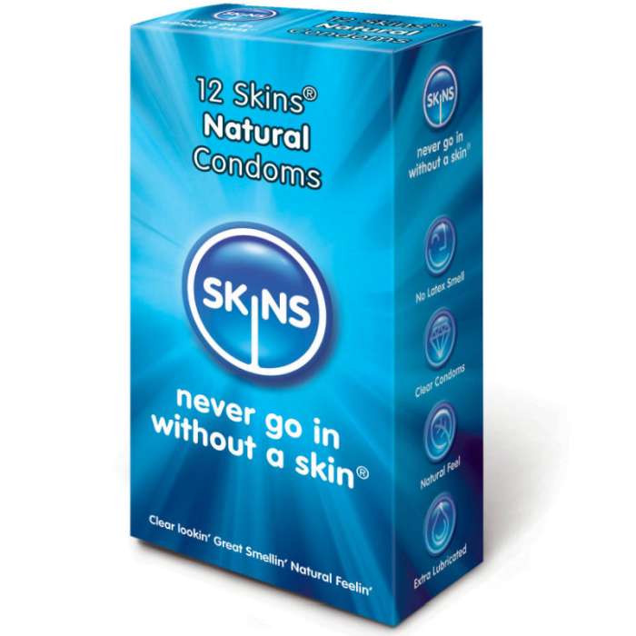 PRESERVATIVOS - SKINS CONDOM NATURAL PACK 12
