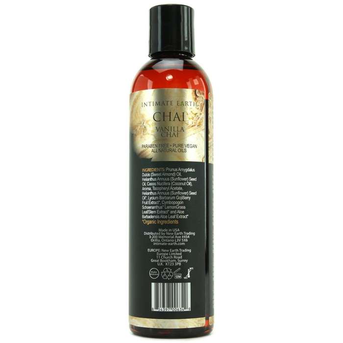 ÓLEO DE MASSAGEM À TERRA ÍNTIMA AROMATERAPIA CHAI VANILLA 120ML