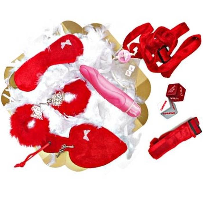 BOX P TALO BONDAGE RED EU TE AMO MUITO