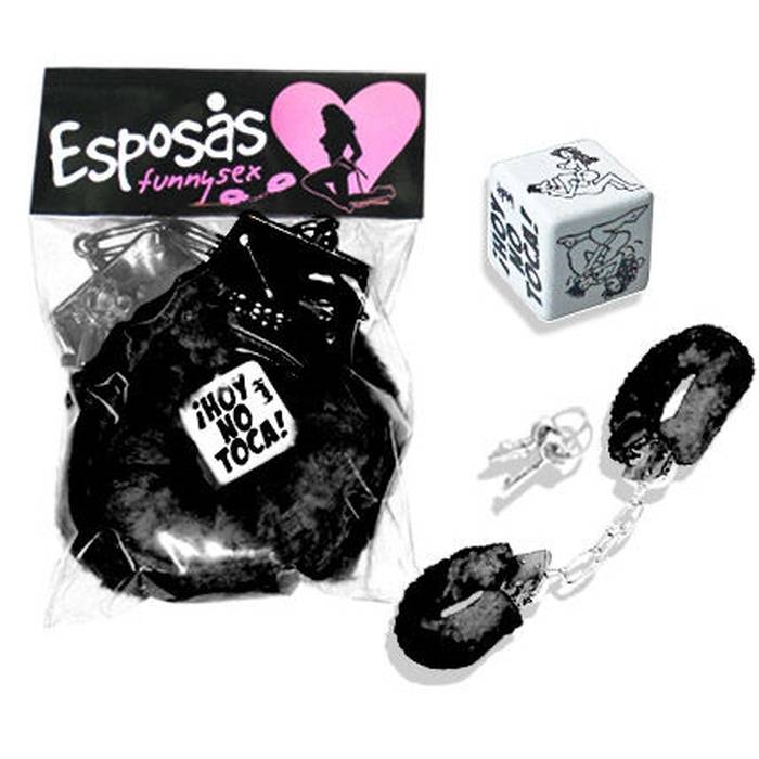 PACK DE ESPOSAS E POSTURAS DADAS PRETO