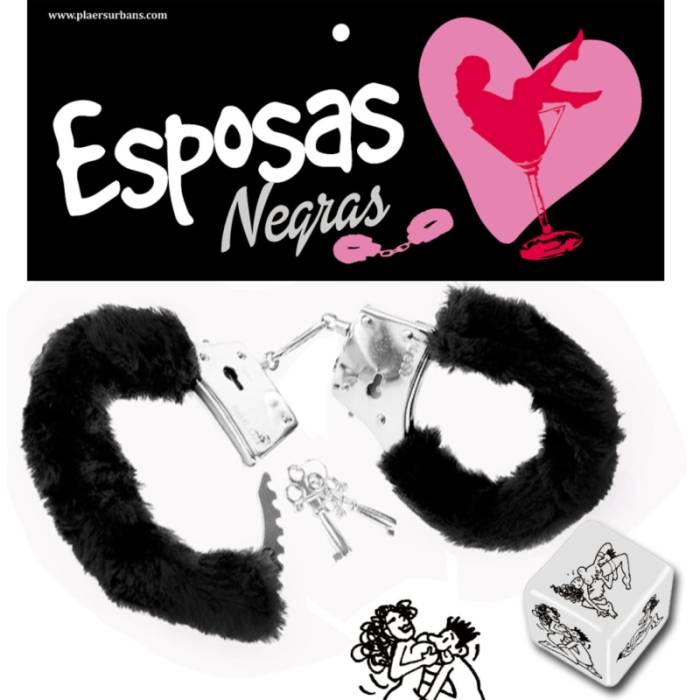 PACK DE ESPOSAS E POSTURAS DADAS PRETO