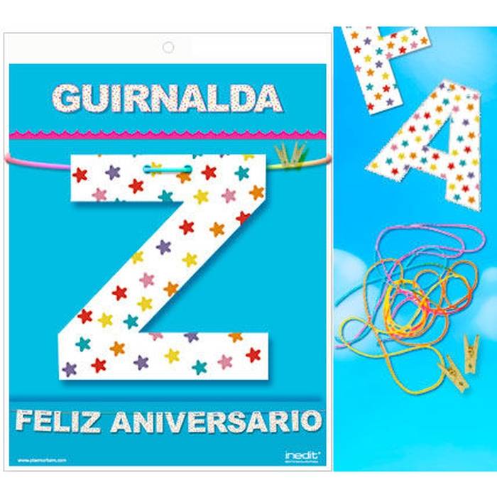 FELIZ ANIVERSÁRIO GARLAND (papelão 220gr)