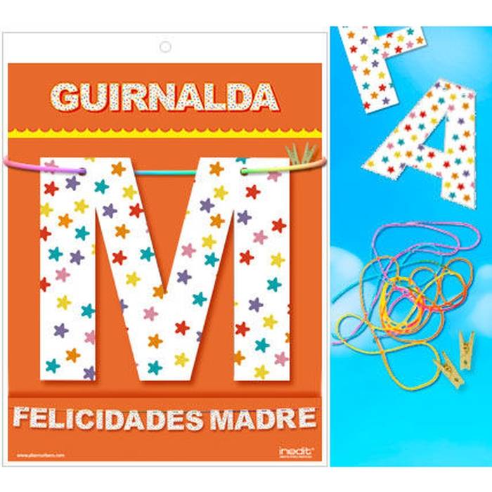 GARLAND PARABÉNS MÃE (Cartão 220gr)