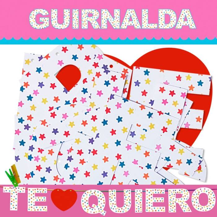 GARLAND I LOVE YOU (Papelão 220gr)