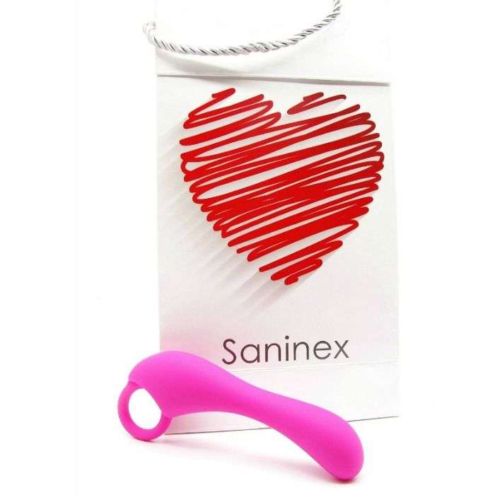 ESTIMULADOR ANAL SILICONE ROSA SANINEX