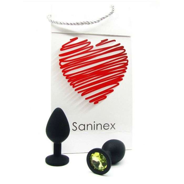 SANINEX PLUG INTENSE ORGASMIC ANAL SEX UNISEX BLACK