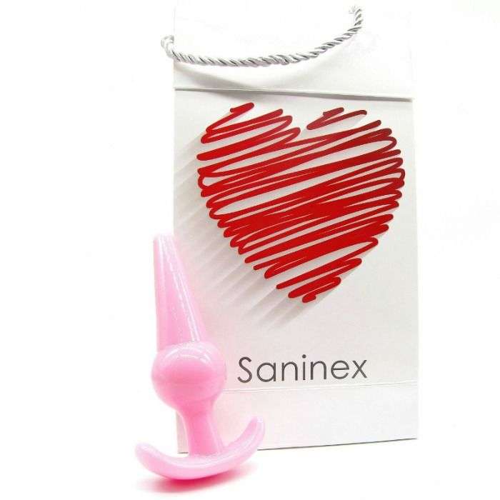 SANINEX PLUG INITIATION ORGASMIC ANAL SEX UNISEX-BASIC LINE ROSA
