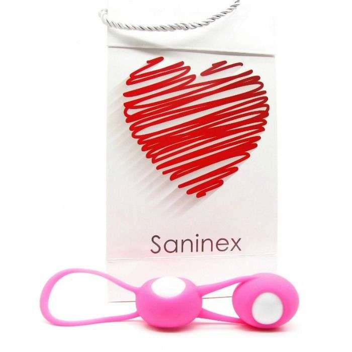 SANINEX VIBRADOR OVALS BOLAS MULTI ORGÁSMICA MULHER