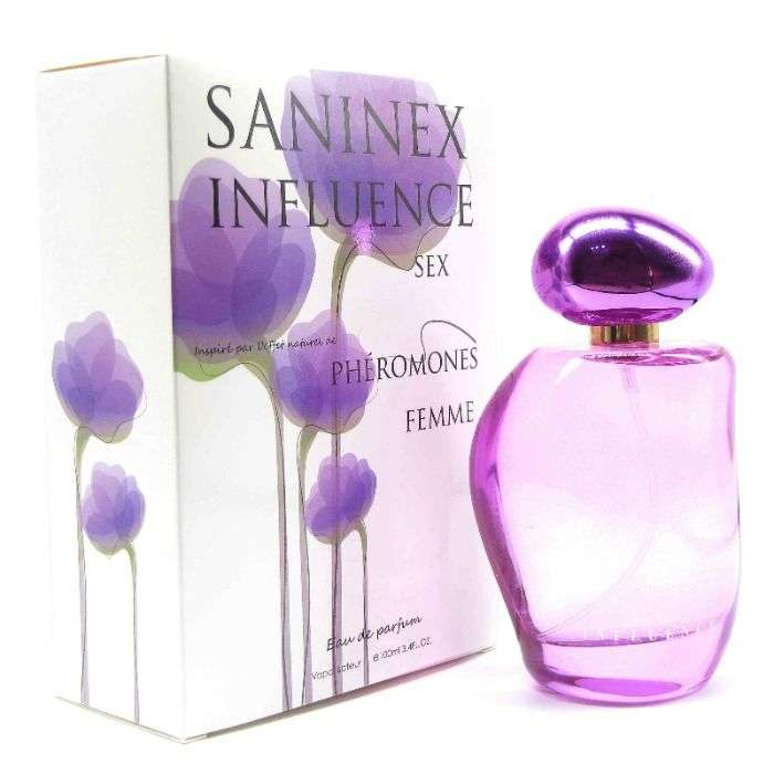 PERFUME AFRODISIACO - PERFUME MULHER FEROMONES SANINEX INFLUENCE SEX.