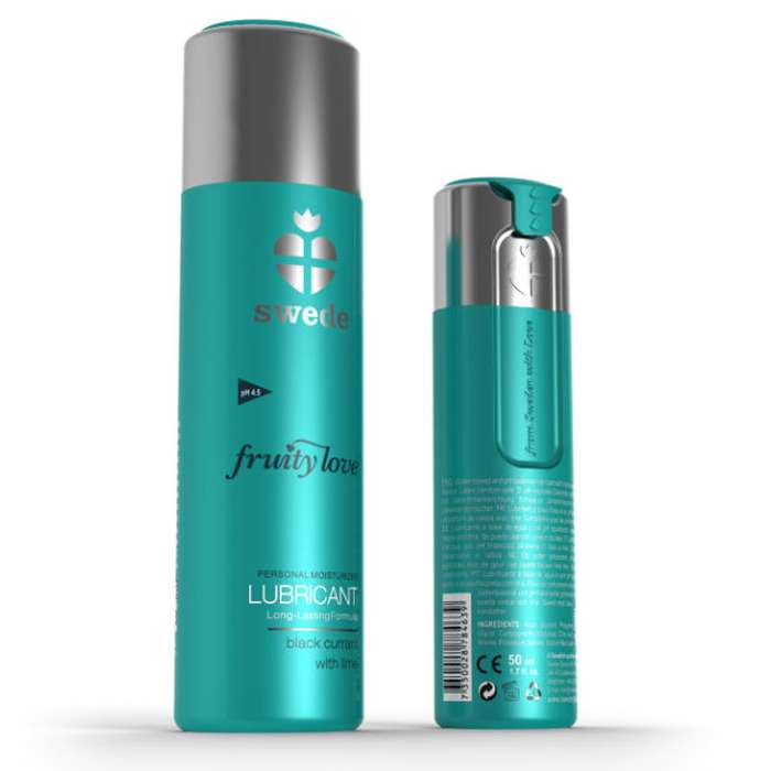 LUBRIFICANTE - SWEDE FRUITYLOVE GROSELLA NEGRA Y LIMA 100ML