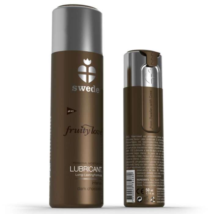LUBRIFICANTE - SWEDE FRUITY LOVE CHOCOLATE NEGRO 50 ML