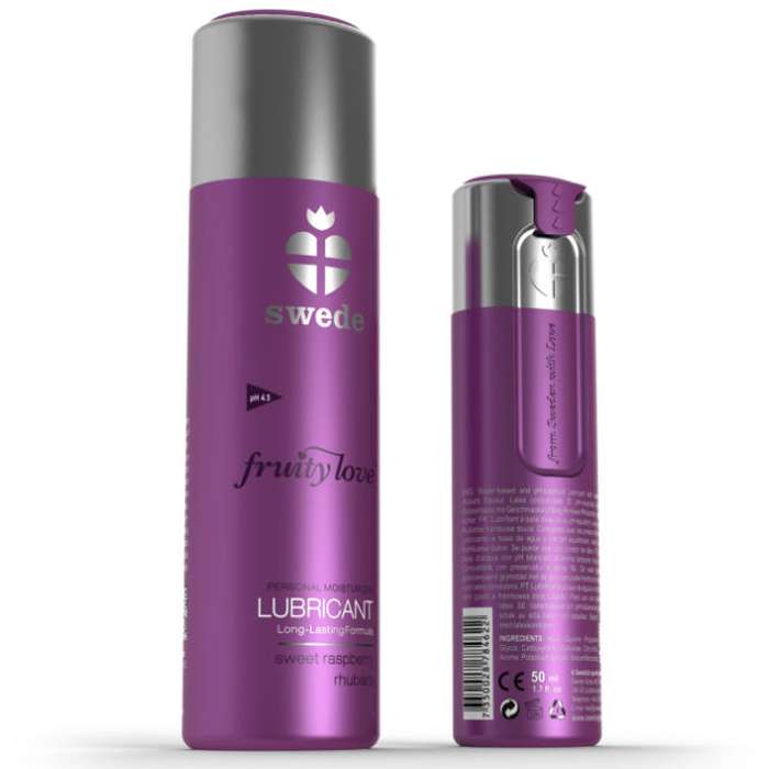 LUBRIFICANTE - SWEDE FRUITY LOVE FRAMBUESAS Y ACELGA ROJA 100 ML