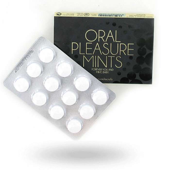 PASTILHAS HORTELA-PIMENTA SEM AÇUCAR SEXO ORAL - BIJOUX INDISCRET