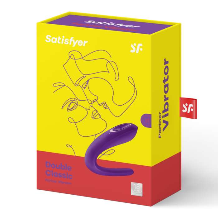VIBRADOR DUPLA ESTIMULAÇÃO CASAL - SATISFYER