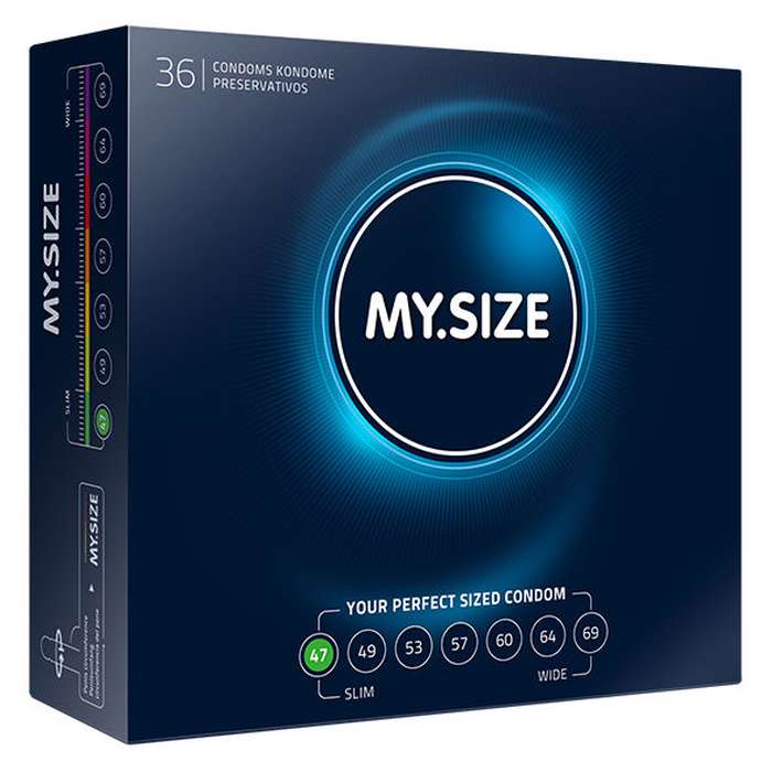 MY SIZE NATURAL CONDOM LATEX 47MM ...
