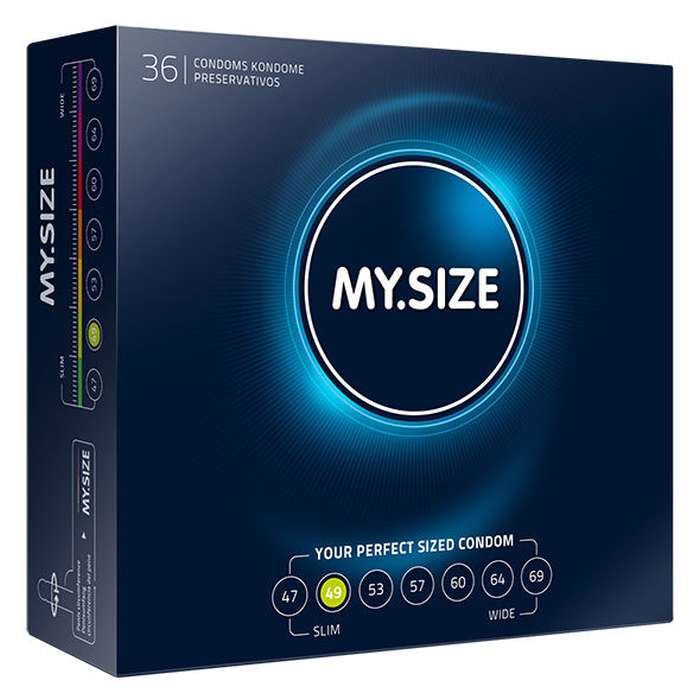 MY SIZE NATURAL CONDOM LATEX 49MM ...