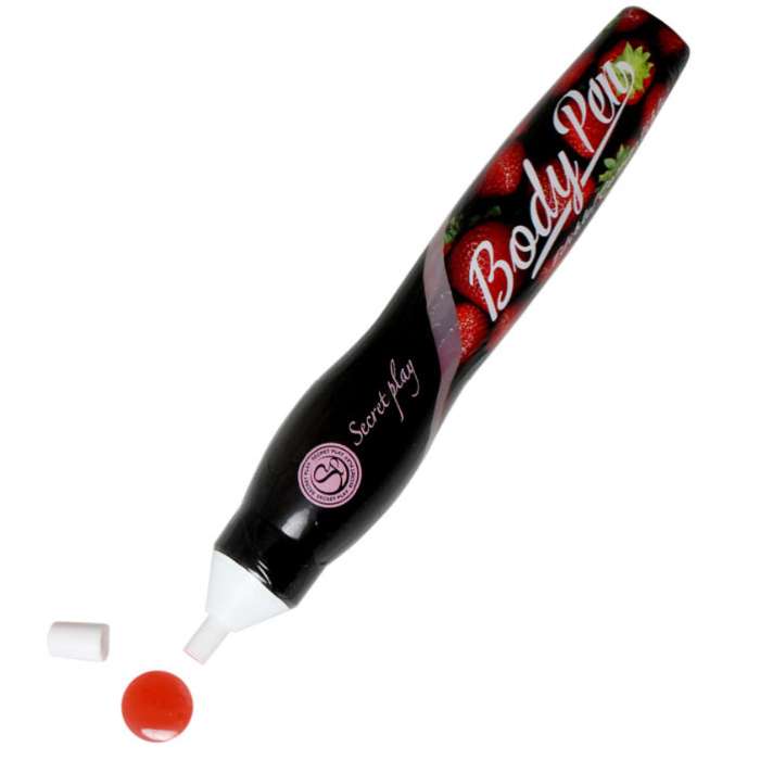 SABOR DE MORANGO COM CANETA COMESTÍVEL 35 GR.