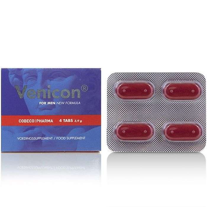 POTENCIADOR SEXUAL - VENICOM FOR MEN 4 TABS