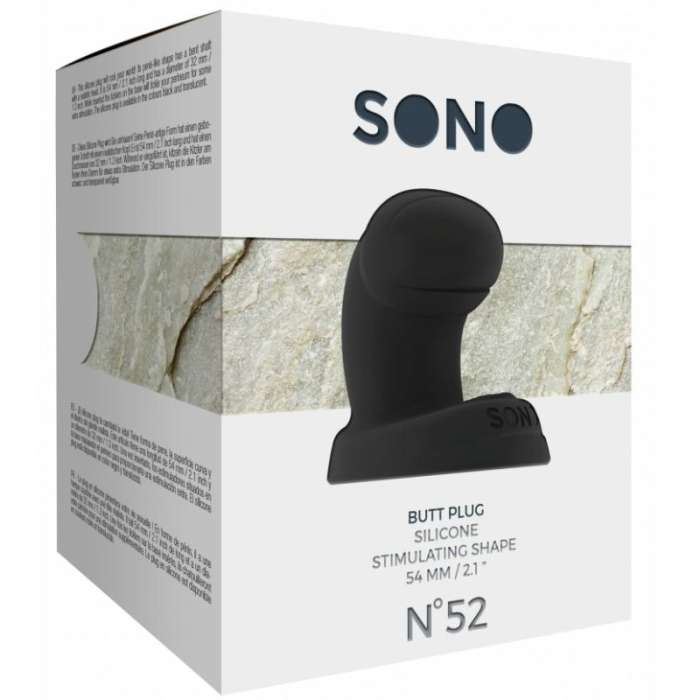 SONO NO. 52- BUTT PLUG - PRETO