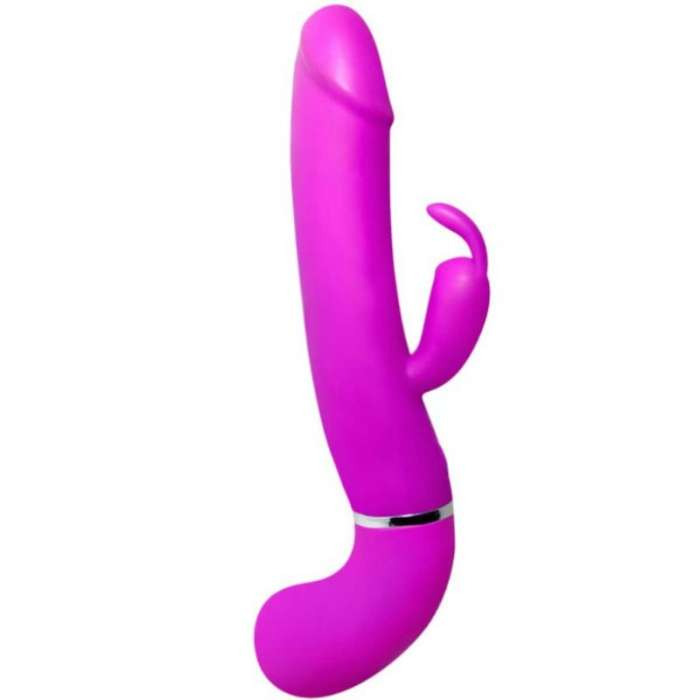 VIBRADOR COM ESTIMULADOR E SQUIRT - PRETTY LOVE HENRY