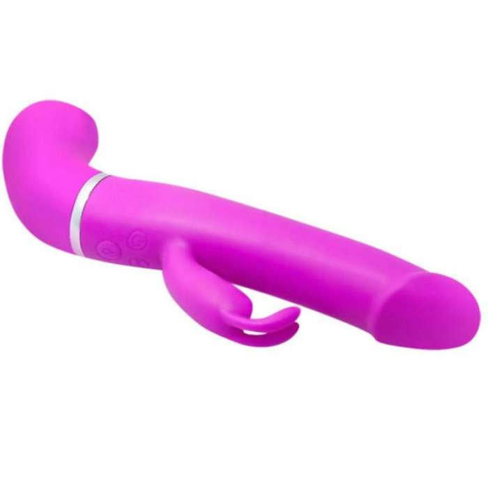 VIBRADOR COM ESTIMULADOR E SQUIRT - PRETTY LOVE HENRY