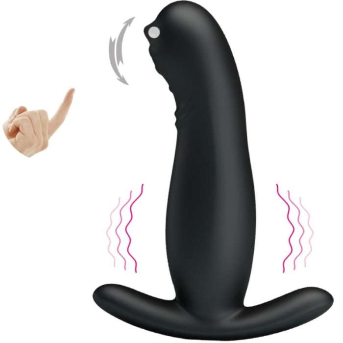 MASSAGEADOR P-SPOT COM VIBRAÇÃO - PRETTY LOVE