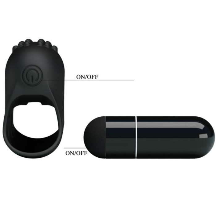 ANEL COM VIBRAÇÃO - PRETTY LOVE STEWARD