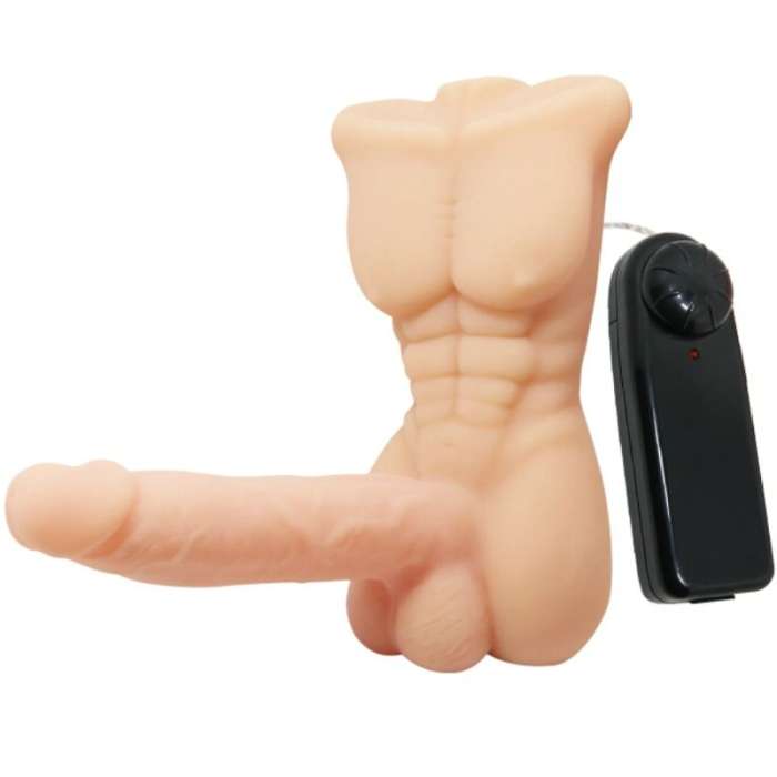 TORSO MASCULINO COM PÉNIS VIBRADOR - BAILE FOR HIM