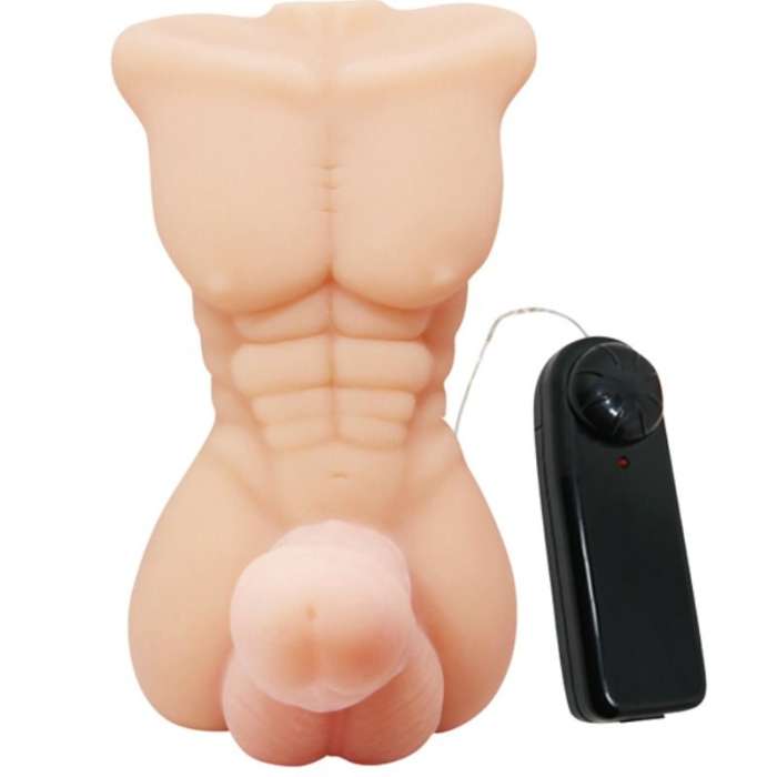 TORSO MASCULINO COM PÉNIS VIBRADOR - BAILE FOR HIM