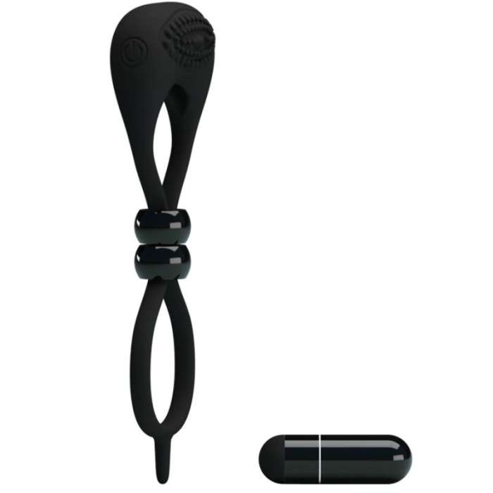 ANEL DUPLO PARA PÉNIS COM VIBRACAO - PRETTY MALE
