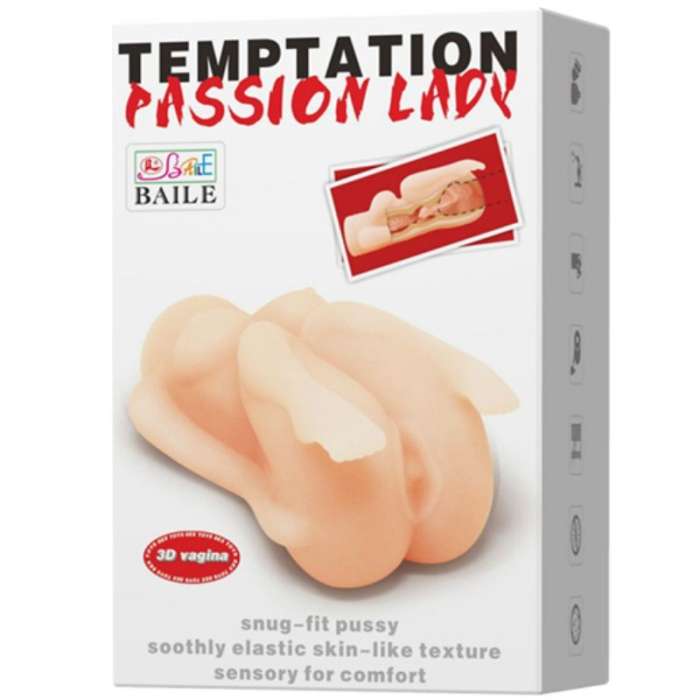 TENTAÇÃO PAIXÃO SENHORA MINI MACHO MASTURBADOR SNUG FIT BICHANO