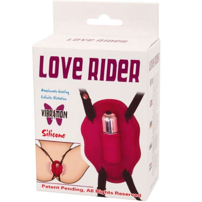HARNES COM VIBRADOR - CAVALEIRO DO AMOR