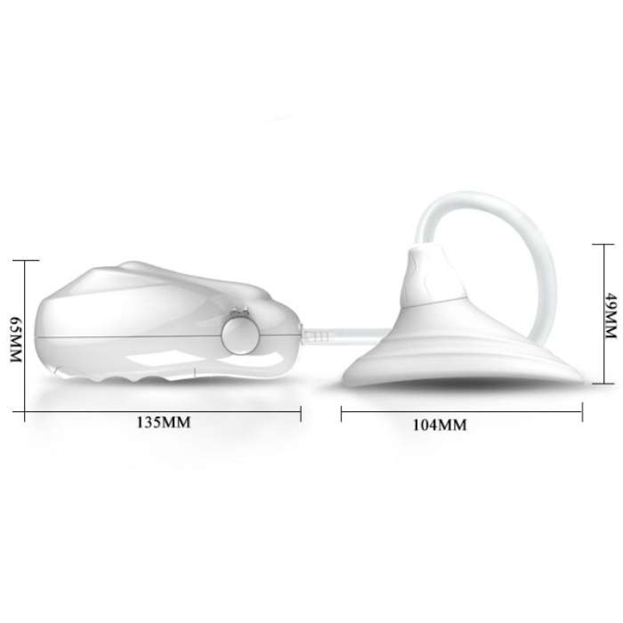ESTIMULADOR DE CLITORIS E MAMILOS COM SUCÇÃO - PRETTY LOVE