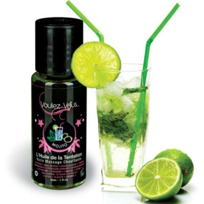 OLEO CORPORAL EFEITO QUENTE - VOULEZ-VOUS WARMING BODY OIL- MOJITO 35 ML